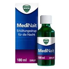 Abbildung: Wick Medinait Erkältungssirup für die Nacht 180 ml, Sirup PZN 01689009 