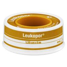 Abbildung: Leukopor 1,25 cmx5 m 1 St, Pflaster PZN 01698793 