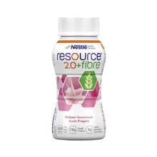 Abbildung: Resource 2.0 + fibre Erdbeere 4X200 ml, Flüssigkeit PZN 01743861 