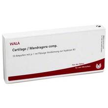 Abbildung: Cartilago / Mandragora comp.Ampullen 10X1 ml, Ampullen PZN 01751139 