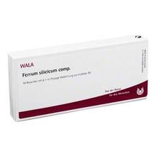 Abbildung: FERRUM SILICICUM comp.Ampullen 10X1 ml, Ampullen PZN 01751458 