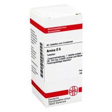 Abbildung: ARNICA D 6 Tabletten 80 St, Tabletten PZN 01758414 