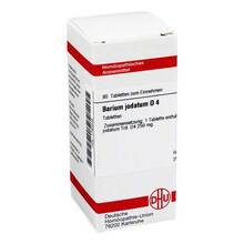 Abbildung: BARIUM JODATUM D 4 Tabletten 80 St, Tabletten PZN 01760049 