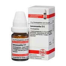 Abbildung: Ipecacuanha D 6 Globuli 10 g, Globuli PZN 01774229 