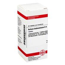Abbildung: KALIUM BICHROMICUM D 4 Tabletten 80 St, Tabletten PZN 01774867 