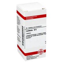 Abbildung: LACHESIS D 6 Tabletten 80 St, Tabletten PZN 01776240 