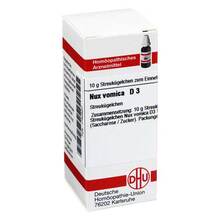 Abbildung: NUX VOMICA D 3 Globuli 10 g, Globuli PZN 01780827 