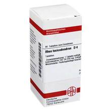 Abbildung: Rhus Toxicodendronicodendron D 4 Tabletten 80 St, Tabletten PZN 01783688 