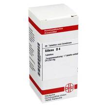 Abbildung: SILICEA D 4 Tabletten 80 St, Tabletten PZN 01785598 