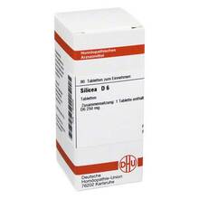 Abbildung: SILICEA D 6 Tabletten 80 St, Tabletten PZN 01785606 