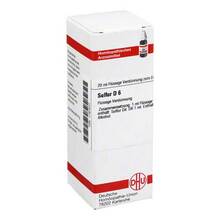 Abbildung: SULFUR D 6 Dilution 20 ml, Dilution PZN 01787077 