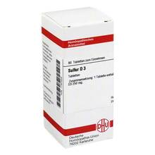 Abbildung: SULFUR D 3 Tabletten 80 St, Tabletten PZN 01787203 