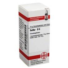Abbildung: SULFUR D 6 Globuli 10 g, Globuli PZN 01787284 