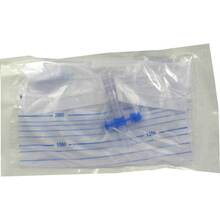 Abbildung: Urinbeutel steril 2 l mit 90 cm Schlauch 1 St, Beutel PZN 01804924 