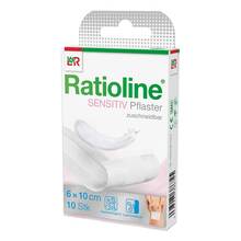 Abbildung: Ratioline sensitive Wundschnellverband 6 cmx1 m 1 St, Pflaster PZN 01805160 