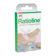 Abbildung: RATIOLINE sensitive Pflasterstrips in 2 Größen 10 St, Pflaster PZN 01805183 