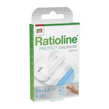 Abbildung: RATIOLINE protect Gelpflaster groß 4 St, Pflaster PZN 01805390 
