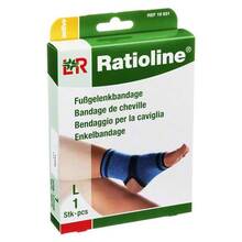 Abbildung: Ratioline active Fußgelenkbandage Größe L 1 St, Bandage PZN 01805579 