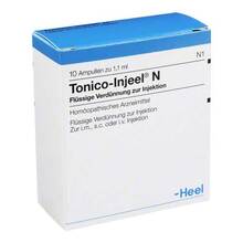 Abbildung: TONICO Injeel N Ampullen 10 St, Ampullen PZN 01808632 