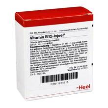 Abbildung: VITAMIN B12 INJEEL Ampullen 10 St, Ampullen PZN 01814615 