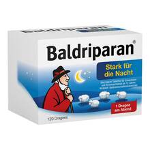 Abbildung: Baldriparan Stark für die Nacht überzogene Tabletten  120 St, Überzogene Tabletten PZN 01819245 