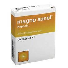 Abbildung: Magno Sanol Kapseln 20 St, Hartkapseln PZN 01834196 