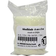 Abbildung: Idealbinde Din 6 cmx5 m i.Zellglas 1 St, Binden PZN 01847709 