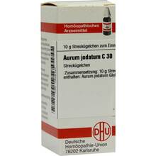 Abbildung: AURUM JODATUM C 30 Globuli 10 g, Globuli PZN 01848181 