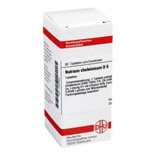 Abbildung: NATRIUM CHOLEINICUM D 6 Tabletten 80 St, Tabletten PZN 01850686 