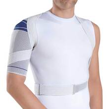Abbildung: Omotrain S Schulterbandage rechts Größe 4 titan 1 St, Bandage PZN 01865400 