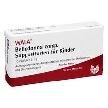 Abbildung: BELLADONNA COMP.Kindersuppositorien 10X1 g, Kinder-Suppositorien PZN 01880776 