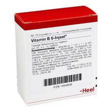 Abbildung: VITAMIN B6 INJEEL Ampullen 10 St, Ampullen PZN 01894838 