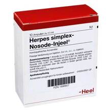 Abbildung: HERPES SIMPLEX Nosode Injeel Ampullen 10 St, Ampullen PZN 01896607 