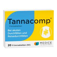 Abbildung: Tannacomp Filmtabletten 20 St, Filmtabletten PZN 01900332 