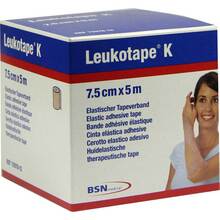 Abbildung: LEUKOTAPE K 7,5 cm hautfarben 1 St, Verband PZN 01907363 
