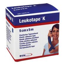 Abbildung: LEUKOTAPE K 5 cm blau 1 St, Verband PZN 01907423 