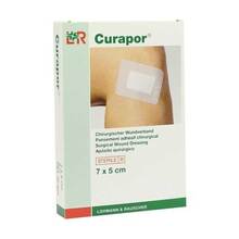 Abbildung: CURAPOR Wundverband steril 5x7 cm 5 St, Pflaster PZN 01908983 