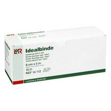 Abbildung: Idealbinde Lohmann 8 cmx5 m mit Schlingk. 10 St, Binden PZN 01913955 