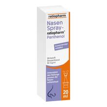 Abbildung: Nasenspray-ratiopharm Panthenol 20 ml, Nasendosierspray PZN 01970611 