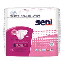 Abbildung: SENI Super Quatro Inkontinenzslip L 10 St PZN 01986204 