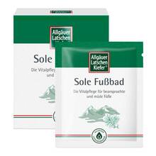 Abbildung: Allgäuer Latschenkiefer Sole Fußbad 10X10 g, Bad PZN 01986492 