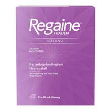 Abbildung: Regaine Frauen 20 mg / ml Lösung z.Anw.a.d.Kopfhaut 3X60 ml, Lösung PZN 01997030 