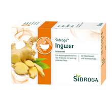 Abbildung: Sidroga Ingwer Tee Filterbeutel 20X0.75 g, Tee PZN 02026630 