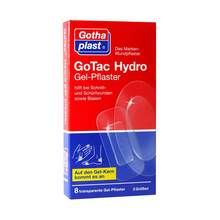 Abbildung: Gotac Hydrogel-Pflaster 2 Größen 8 St, Pflaster PZN 02033311 