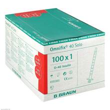 Abbildung: Omnifix Solo Insulinasenspray 1 ml U40 100X1 ml, Spritzen PZN 02040630 