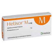 Abbildung: Helixor M Ampullen 1 mg 8 St, Ampullen PZN 02043427 