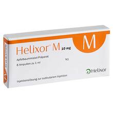 Abbildung: Helixor M Ampullen 10 mg 8 St, Ampullen PZN 02043568 