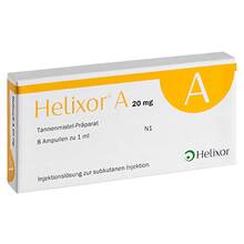 Abbildung: Helixor A Ampullen 20 mg 8 St, Ampullen PZN 02043605 
