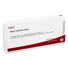 Abbildung: HEPAR SULFURIS COMP.Ampullen 10X1 ml, Ampullen PZN 02085874 
