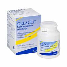 Abbildung: Gelacet Gelatinekapseln mit Biotin 120 St, Kapseln PZN 02098807 